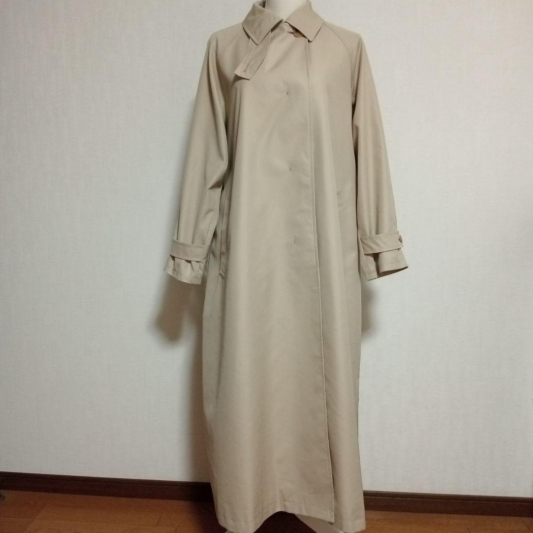 23区 ステンカラー トレンチコート ロング丈　ベージュ　38