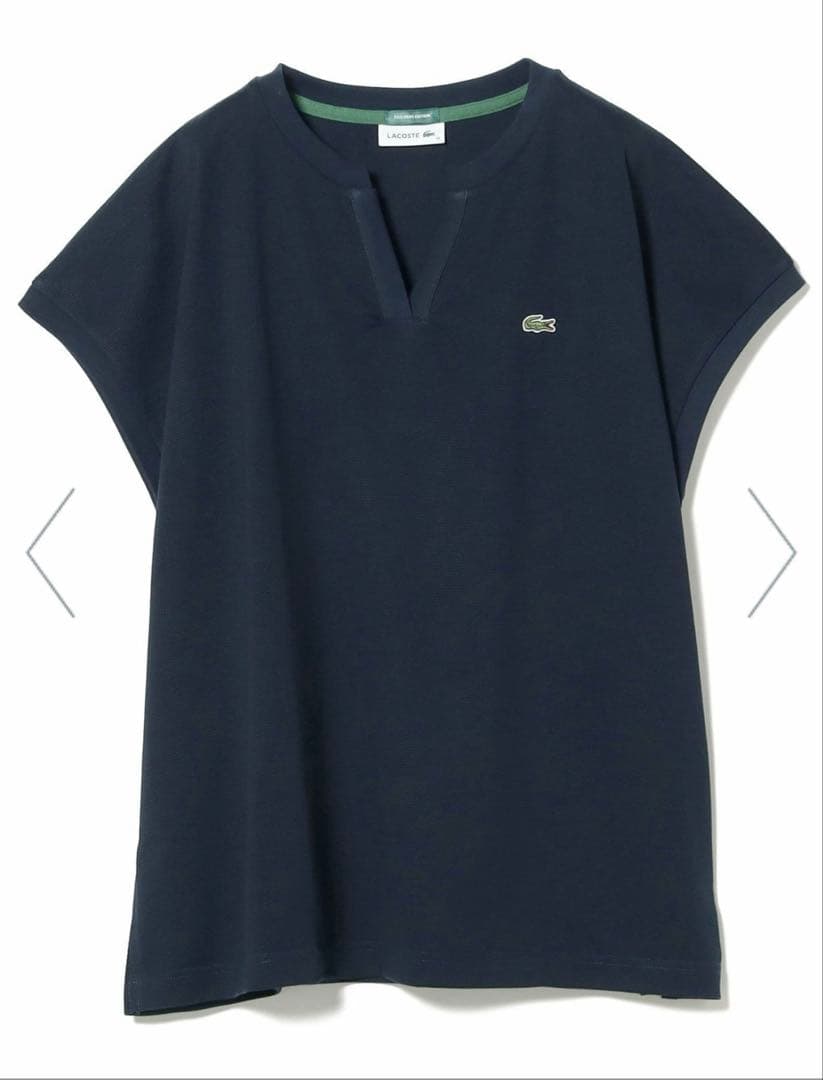 LACOSTE ハーフスリーブ Tシャツ ネイビー