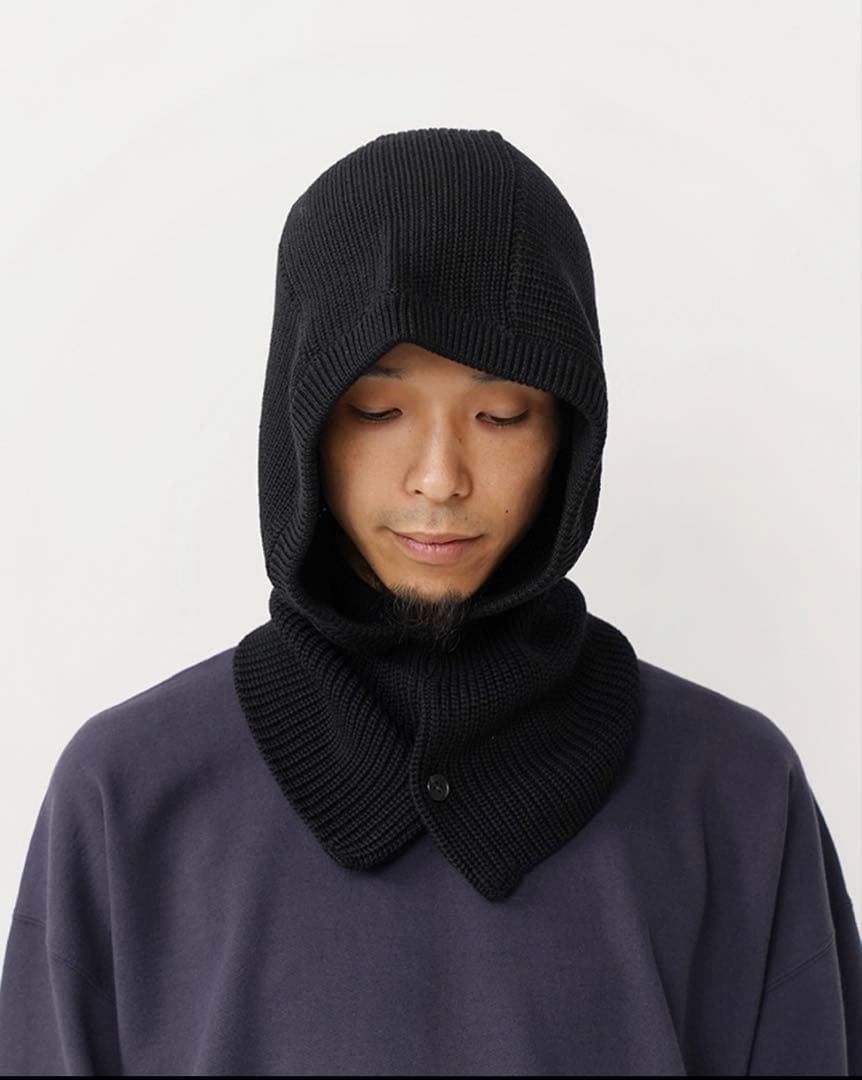 BATONER バラクラバ ウールニット バトナー black 黒
