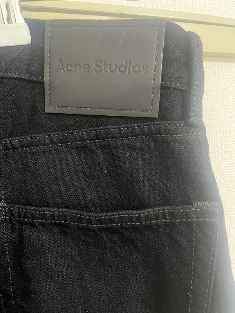 Acne studios ブラック 1981 ルーズフィットジーンズ　xs