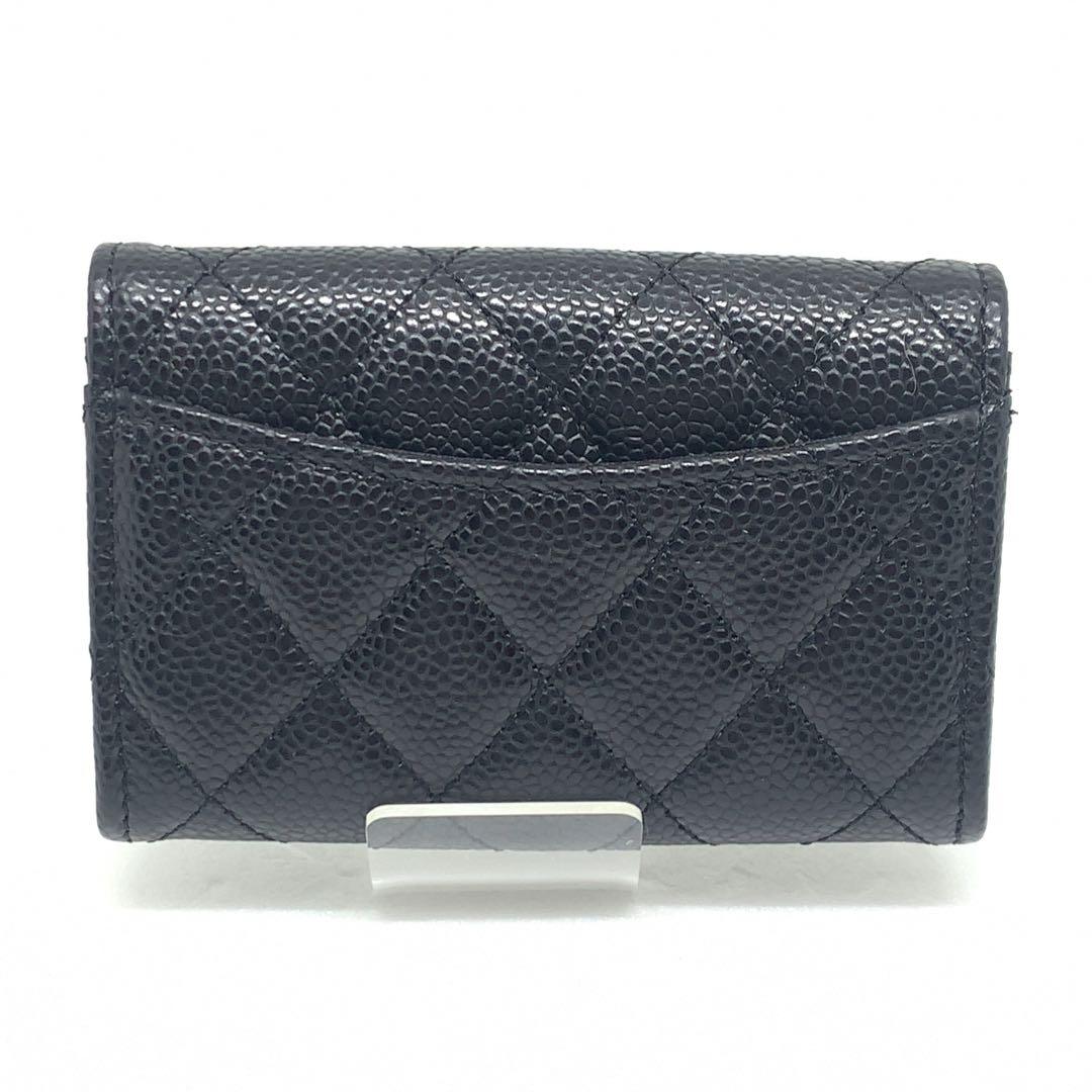 CHANEL マトラッセ キャビアスキン カードケース 名刺入れ 022780