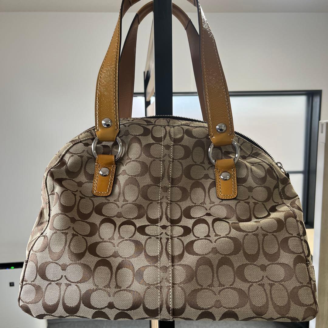 COACH コーチ ボストンバッグ シグネチャー ソーホー F13119
