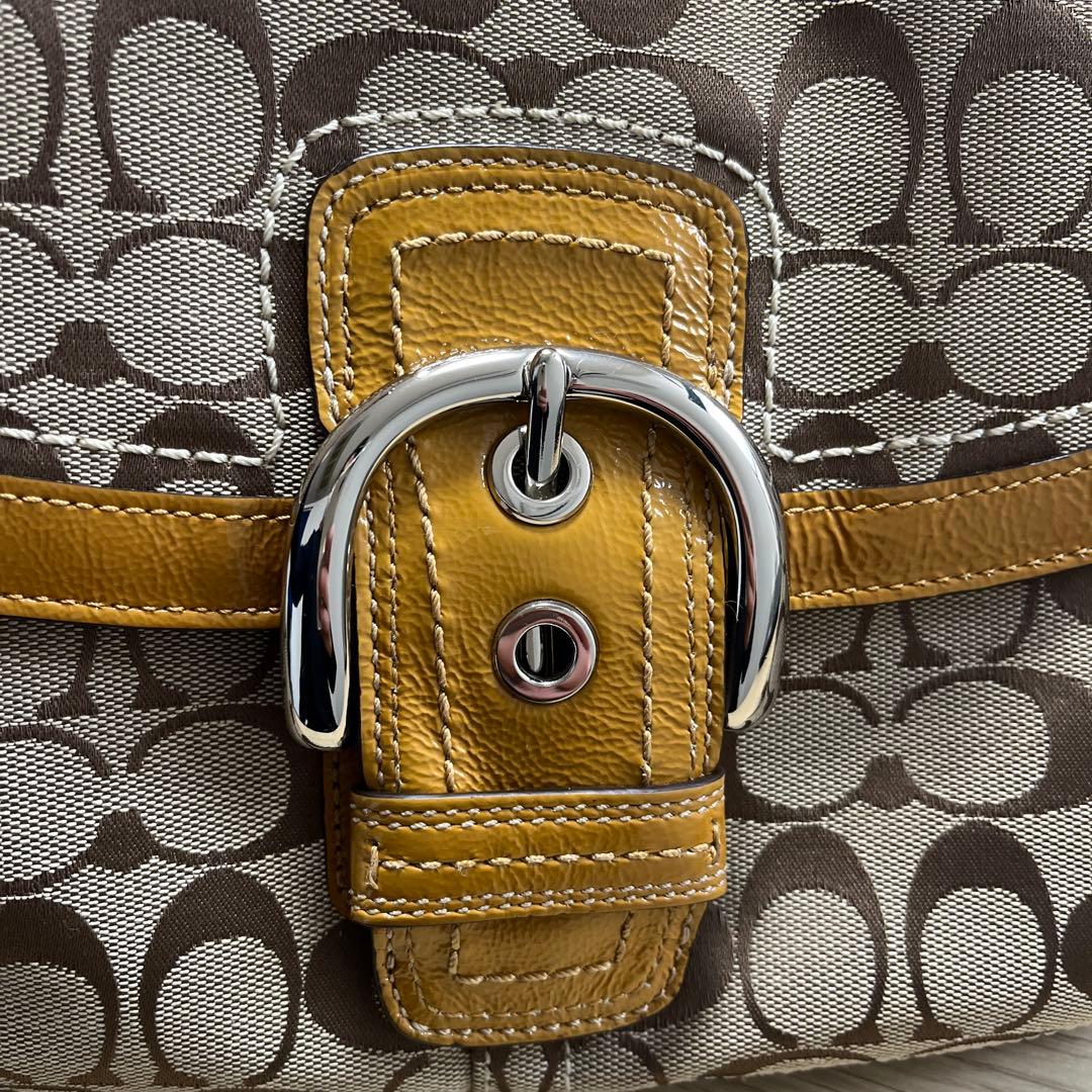 COACH コーチ ボストンバッグ シグネチャー ソーホー F13119
