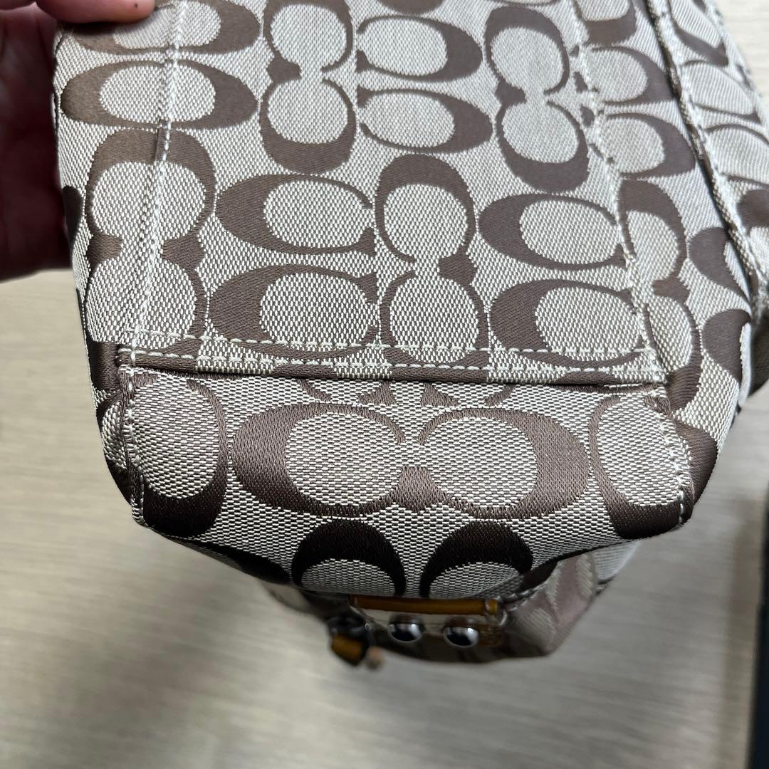 COACH コーチ ボストンバッグ シグネチャー ソーホー F13119