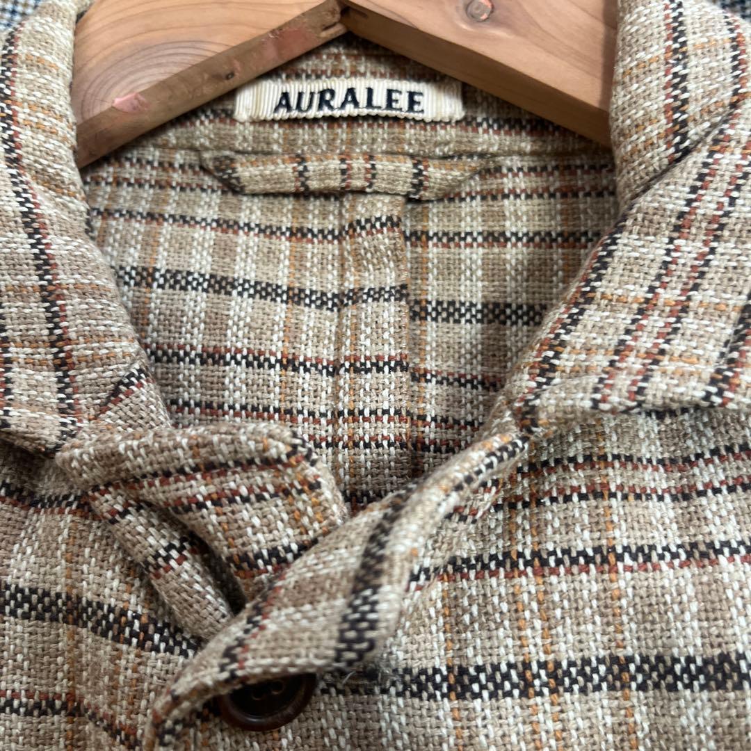 ジャケット・アウター AURALEE 18SS SILK SUMMER TWEED blouson