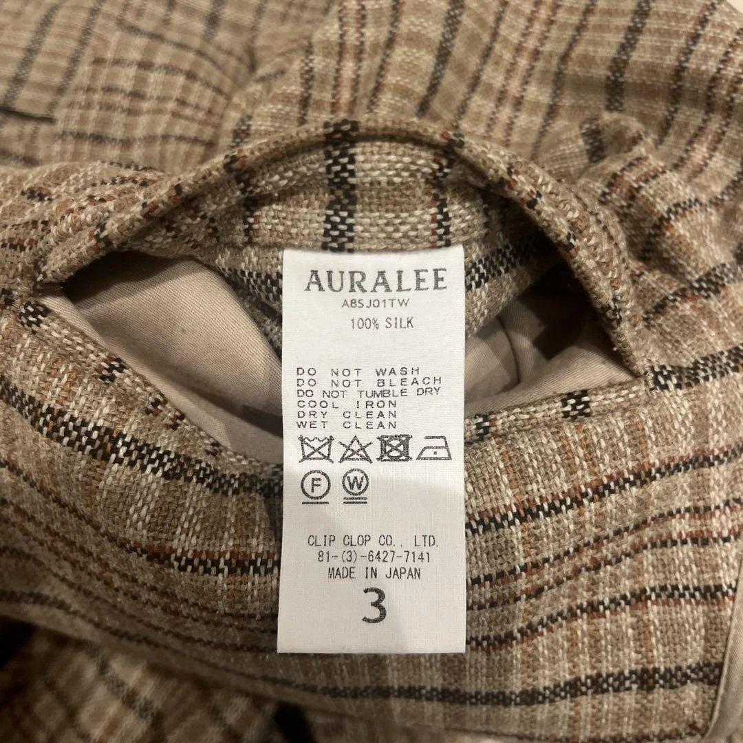ジャケット・アウター AURALEE 18SS SILK SUMMER TWEED blouson