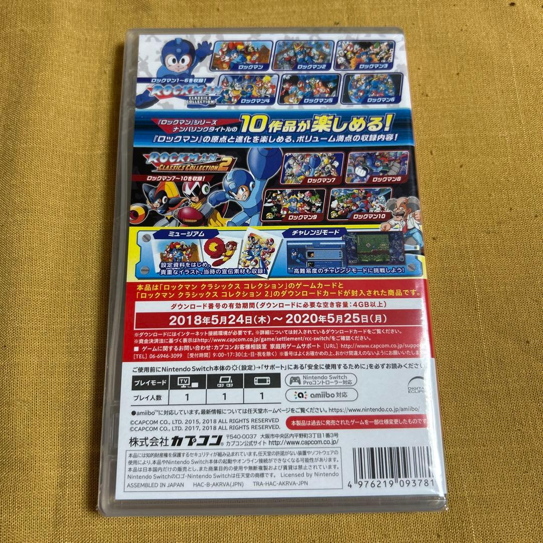 t*i様 ロックマン クラシックス コレクション 1+2 Nintendo sw