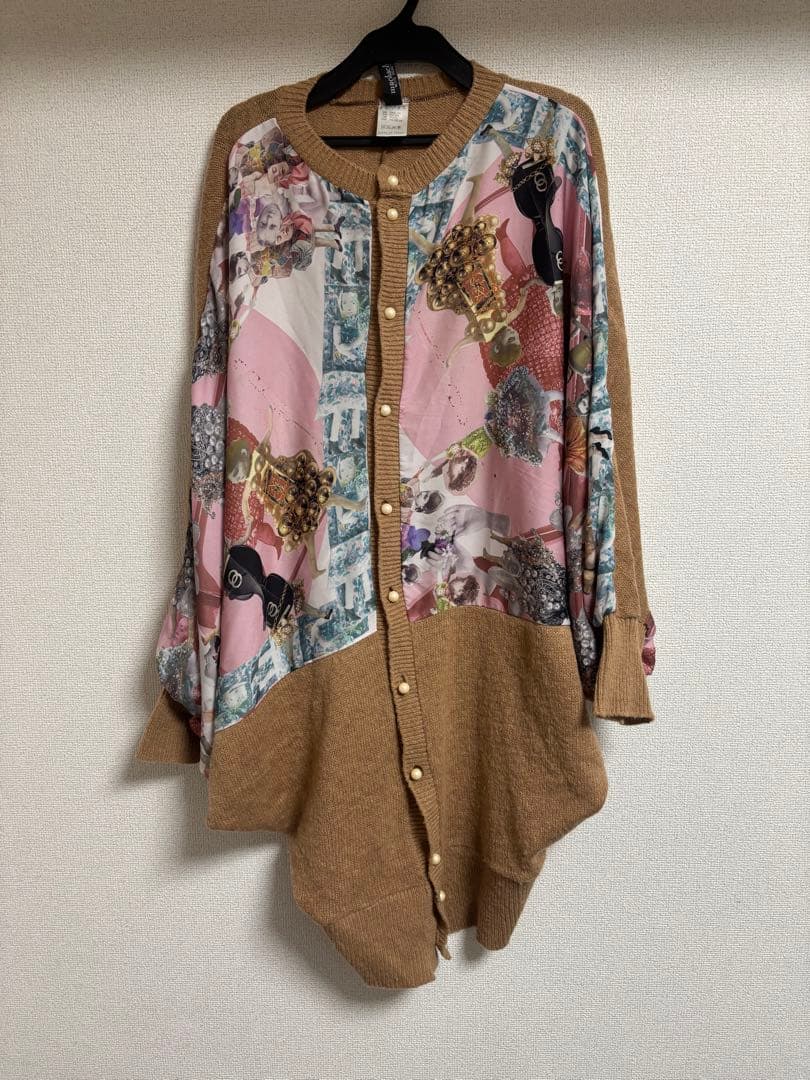 極美品！あちゃちゅむ　レディース カーディガン オシャレデザイン