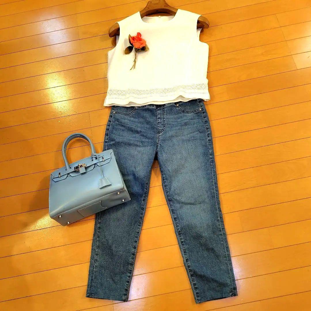 た*ま様 レリアン 近年モデル ブルーデニム ウエストハイライズ11L