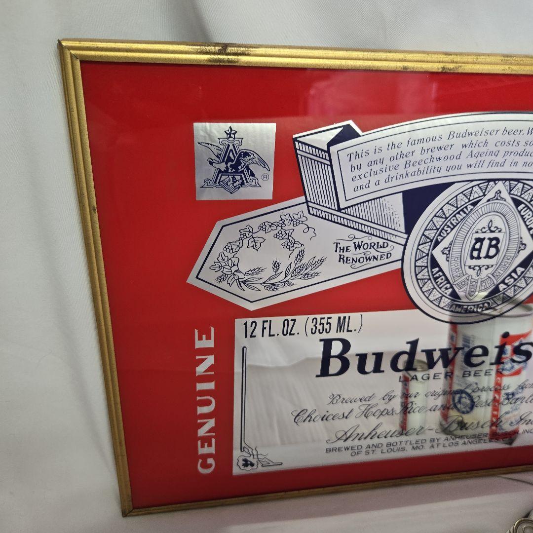 Budweiser パブミラー　ミュージカン　ライター
