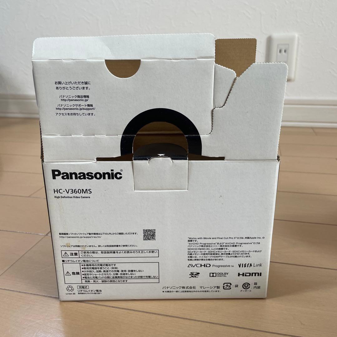 【ほぼ新品】Panasonic HC-V360MS フルHDビデオカメラ