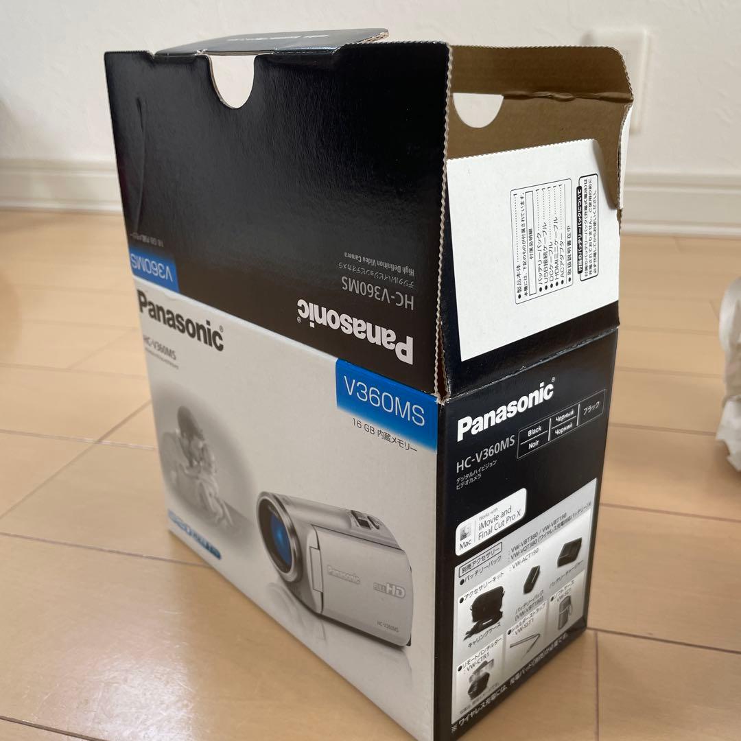 【ほぼ新品】Panasonic HC-V360MS フルHDビデオカメラ