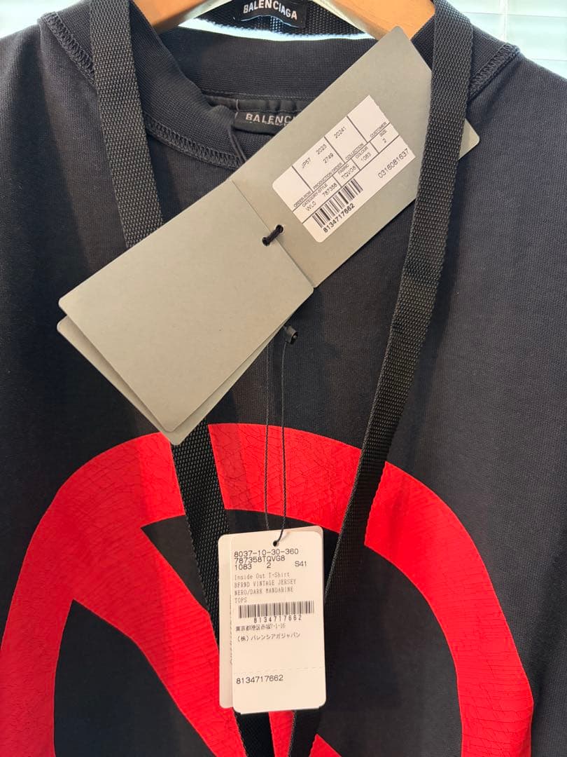 BALENCIAGA バレンシアガ オーバーサイズ 限定 ロック Tシャツ