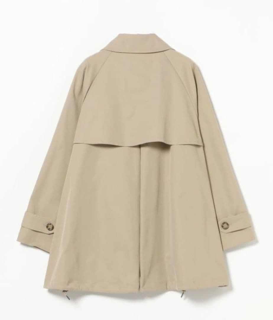 新品タグ付★BEAMS　ダブル ブレスト ミドル トレンチコート