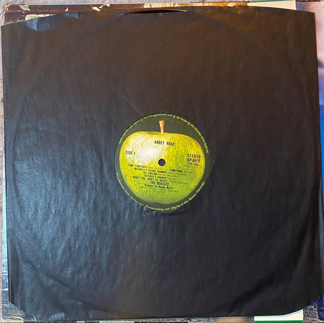 【赤盤LP/帯付】ビートルズ / アビイ•ロード Apple AP-8815