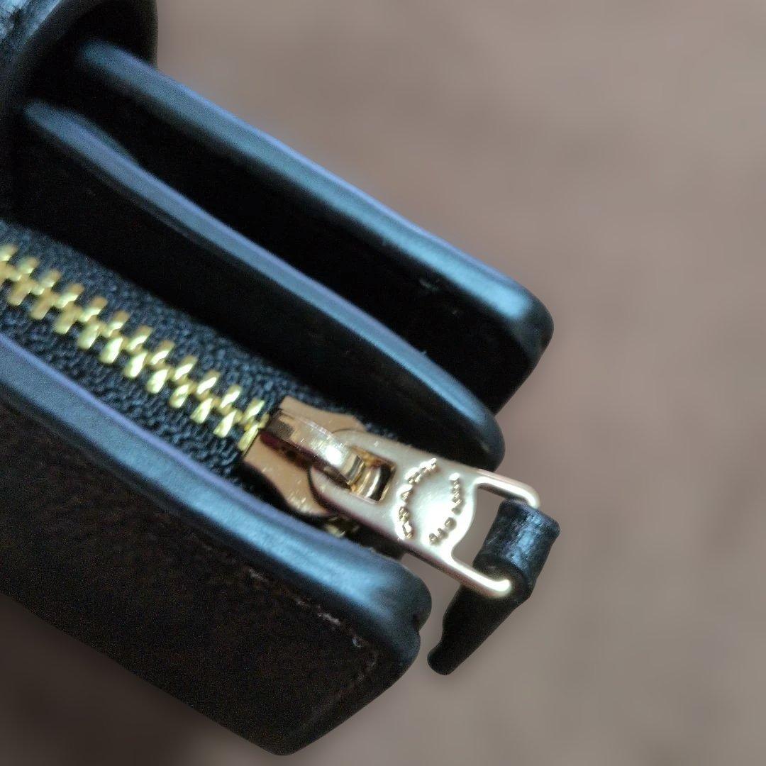 COACH ダークブラウン 二つ折り財布　新品未使用