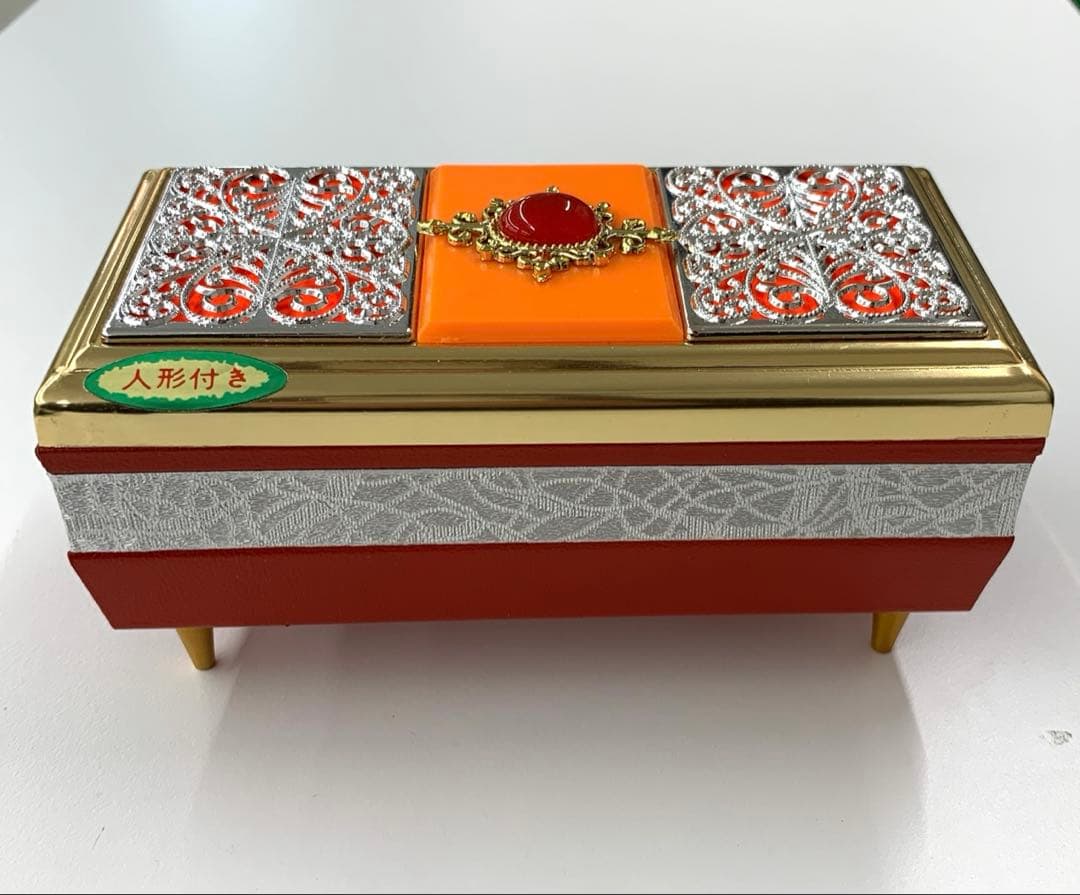 は*な様 昭和 レトロ オルゴール バレリーナ 宝石箱 小物入れ