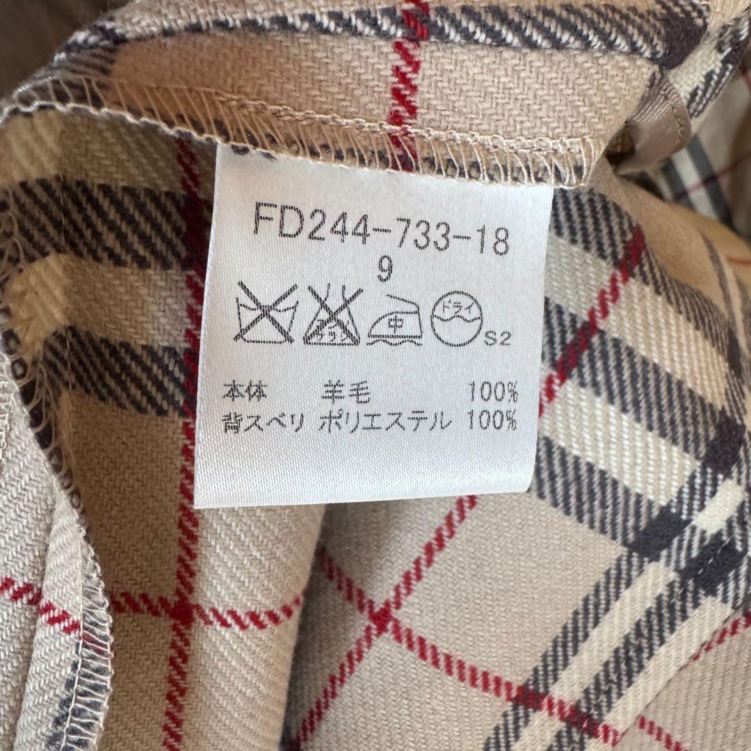 極美品　バーバリーロンドン　トレンチコート　ライナー付き　ロング丈　赤　M相当