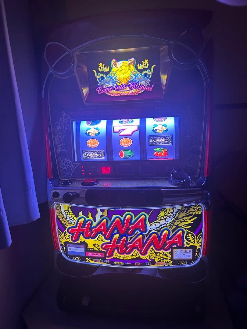 ケイジムトウ 初代ドラゴンハナハナ実機 5号機 パチスロ