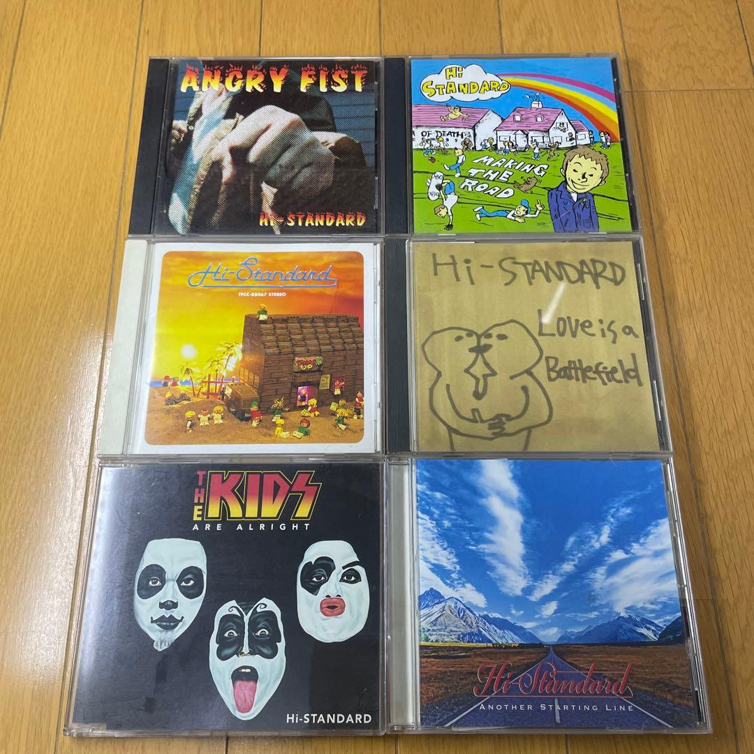 Hi-STANDARD サイン入りスタッフパス +ピック+ CD + タブ譜