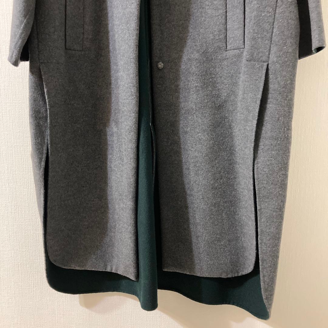 ENFOLD ウールボタン付きロングコート