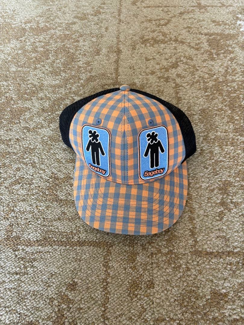 帽子 5ageboy Plaid Mesh Cap