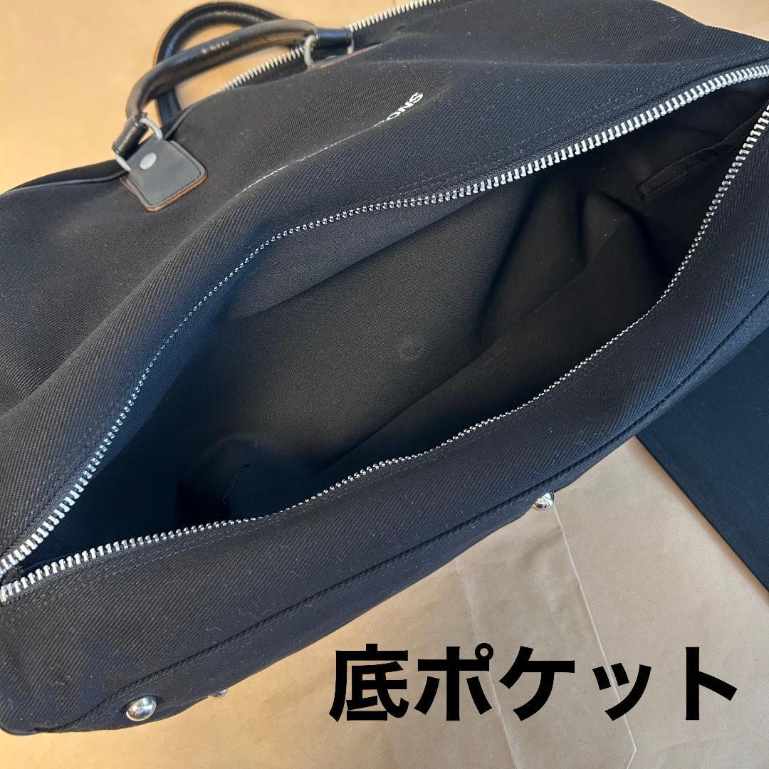 キャンバス ボストンバッグ ／ 旅行バッグ　コムデギャルソンオム
