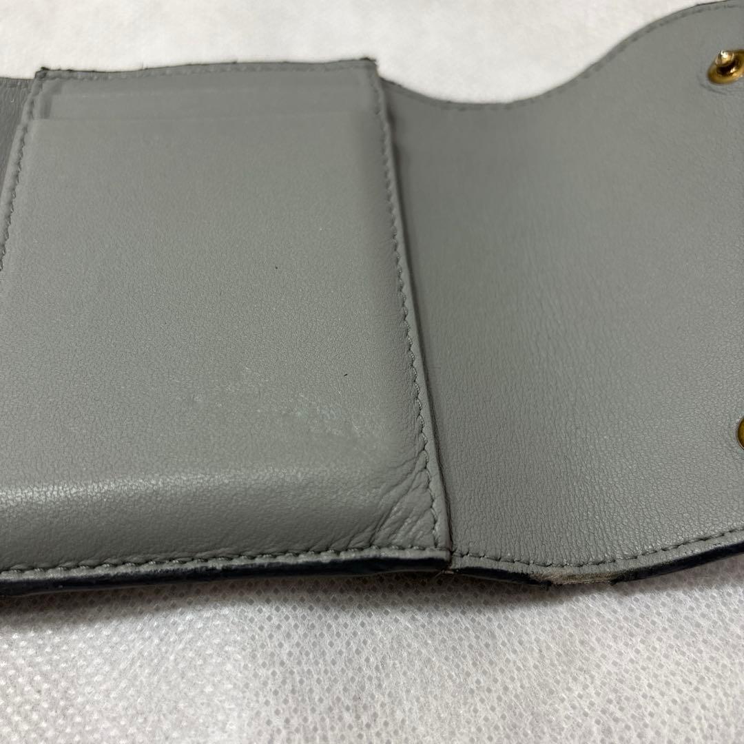 リ*コ様 Christian Dior Saddle Lotus三つ折り財布 ブ