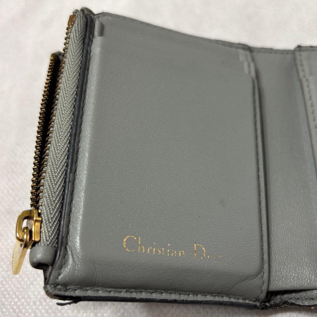 リ*コ様 Christian Dior Saddle Lotus三つ折り財布 ブ