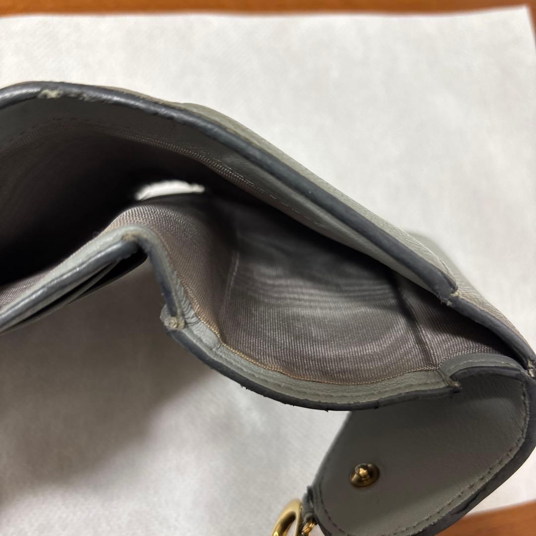 リ*コ様 Christian Dior Saddle Lotus三つ折り財布 ブ