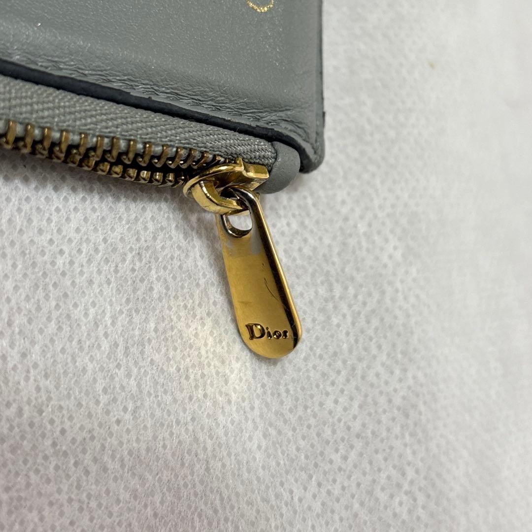 リ*コ様 Christian Dior Saddle Lotus三つ折り財布 ブ