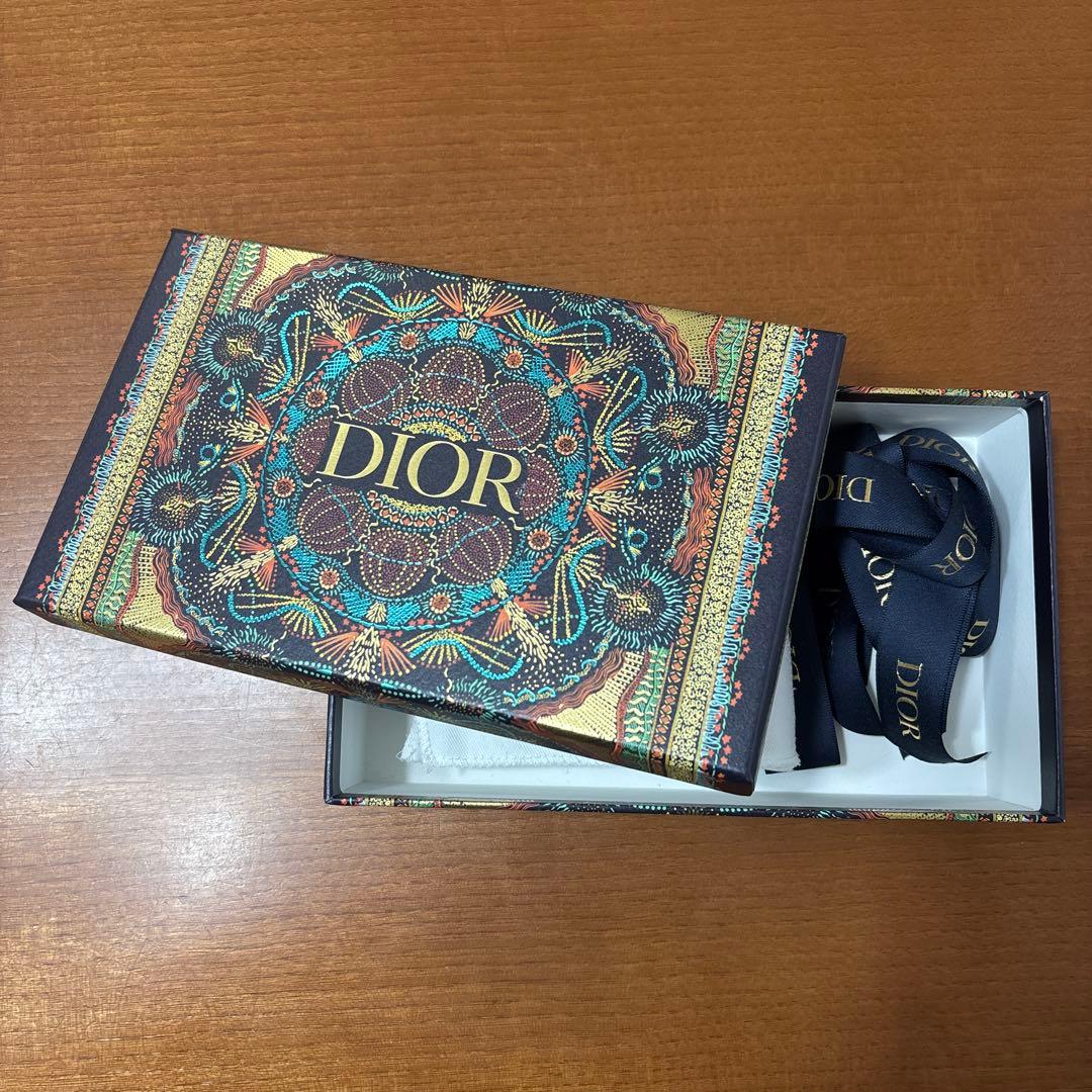 リ*コ様 Christian Dior Saddle Lotus三つ折り財布 ブ