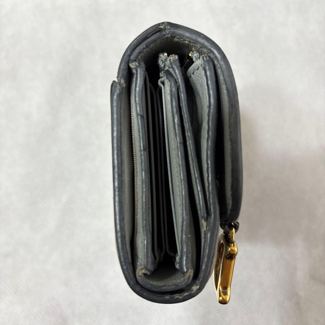 リ*コ様 Christian Dior Saddle Lotus三つ折り財布 ブ