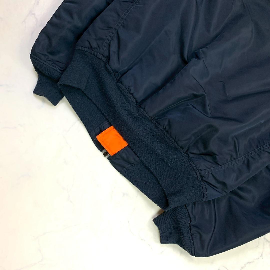 希少カラー★ 90s USA製 ALPHA MA-1 ネイビー M　E102