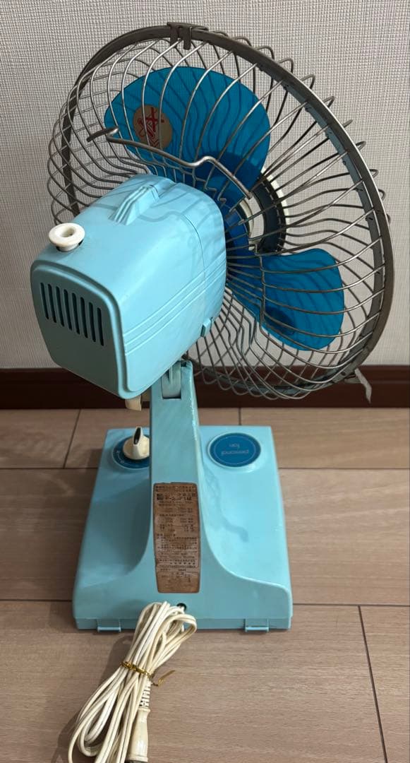 【動作確認済】昭和レトロ ナショナル 扇風機 F-23F1M 卓上扇風機 3枚羽