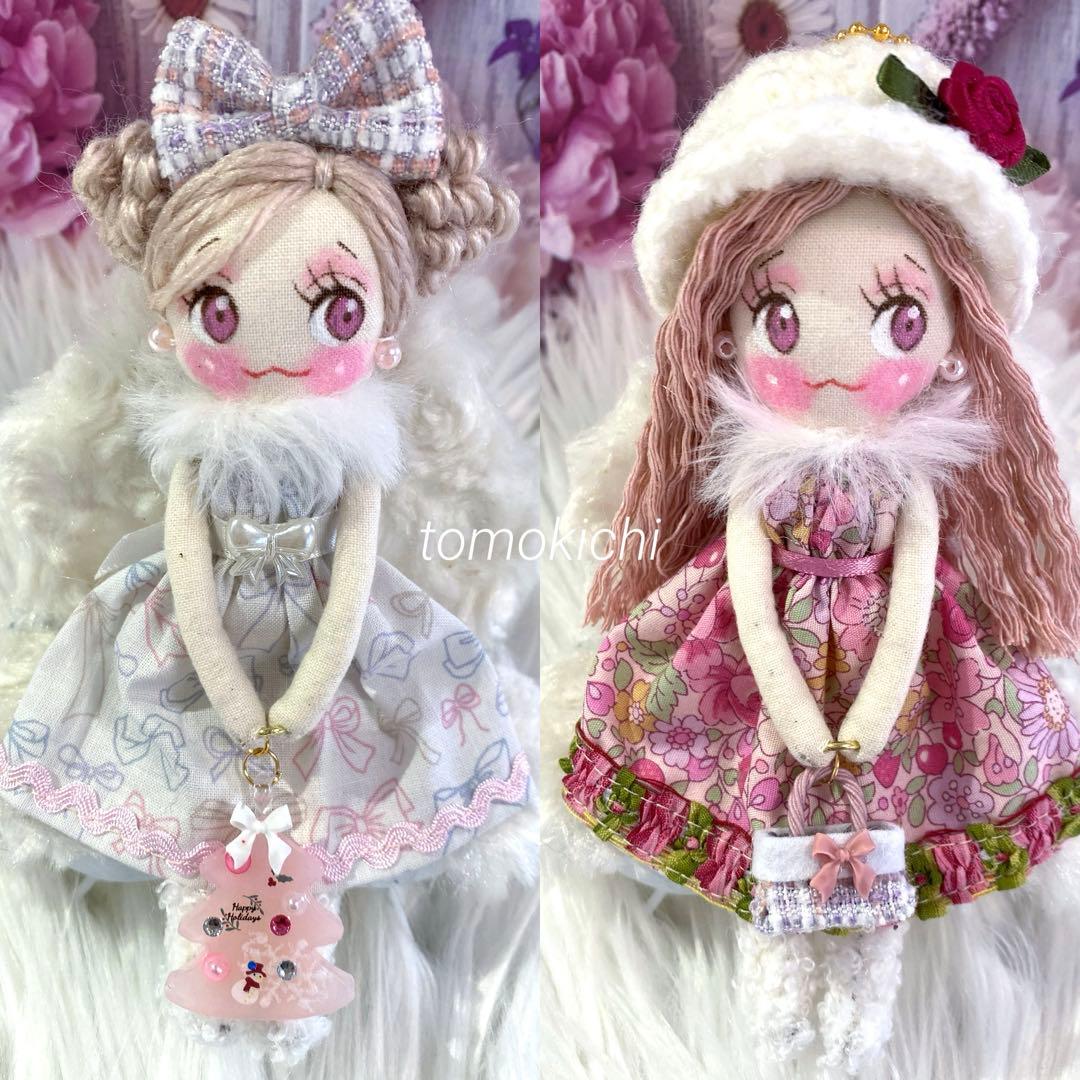 Kyokotanさん専用❤️数量限定❤️リボン柄❤️ドールチャーム❤️ハンドメイド