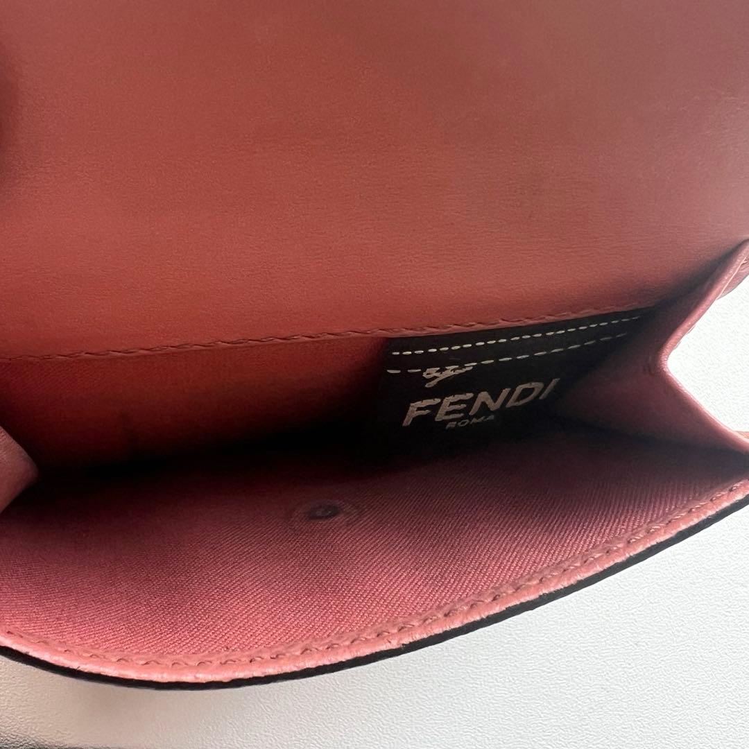 209 極上美品 FENDI フェンディ エフイズ 3つ折り財布