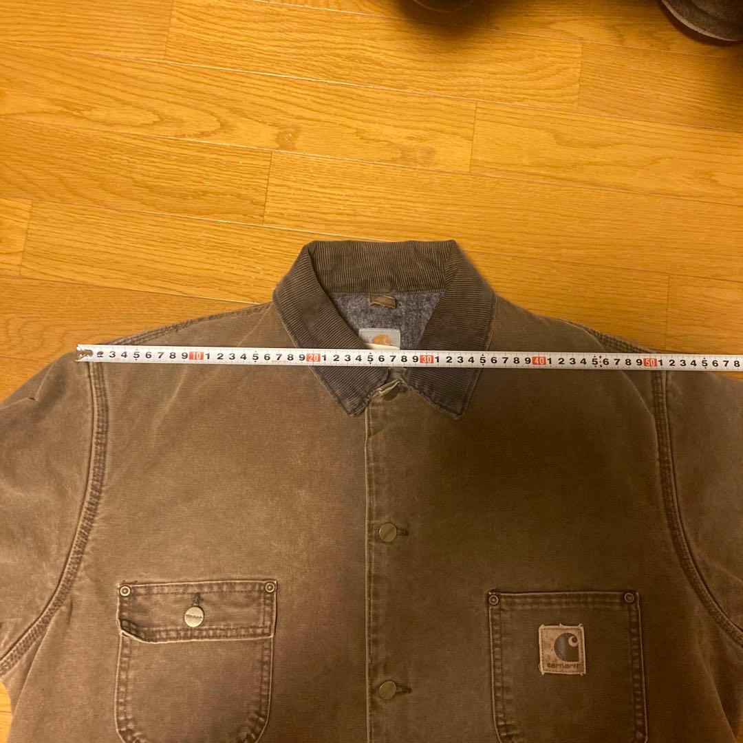 【極上】Carhartt ミシガンチョアコートフェードブラウン カバーオール