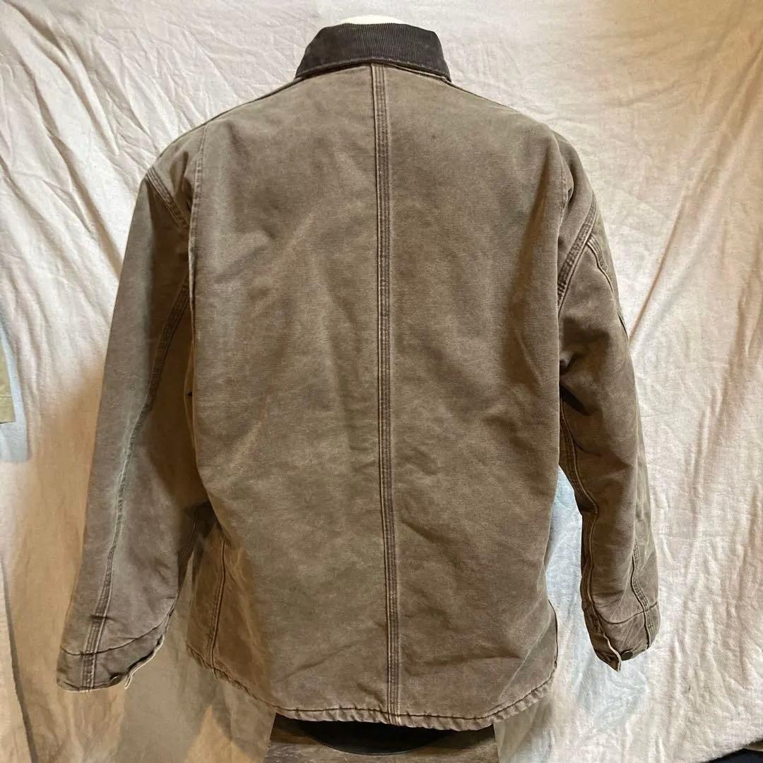 【極上】Carhartt ミシガンチョアコートフェードブラウン カバーオール