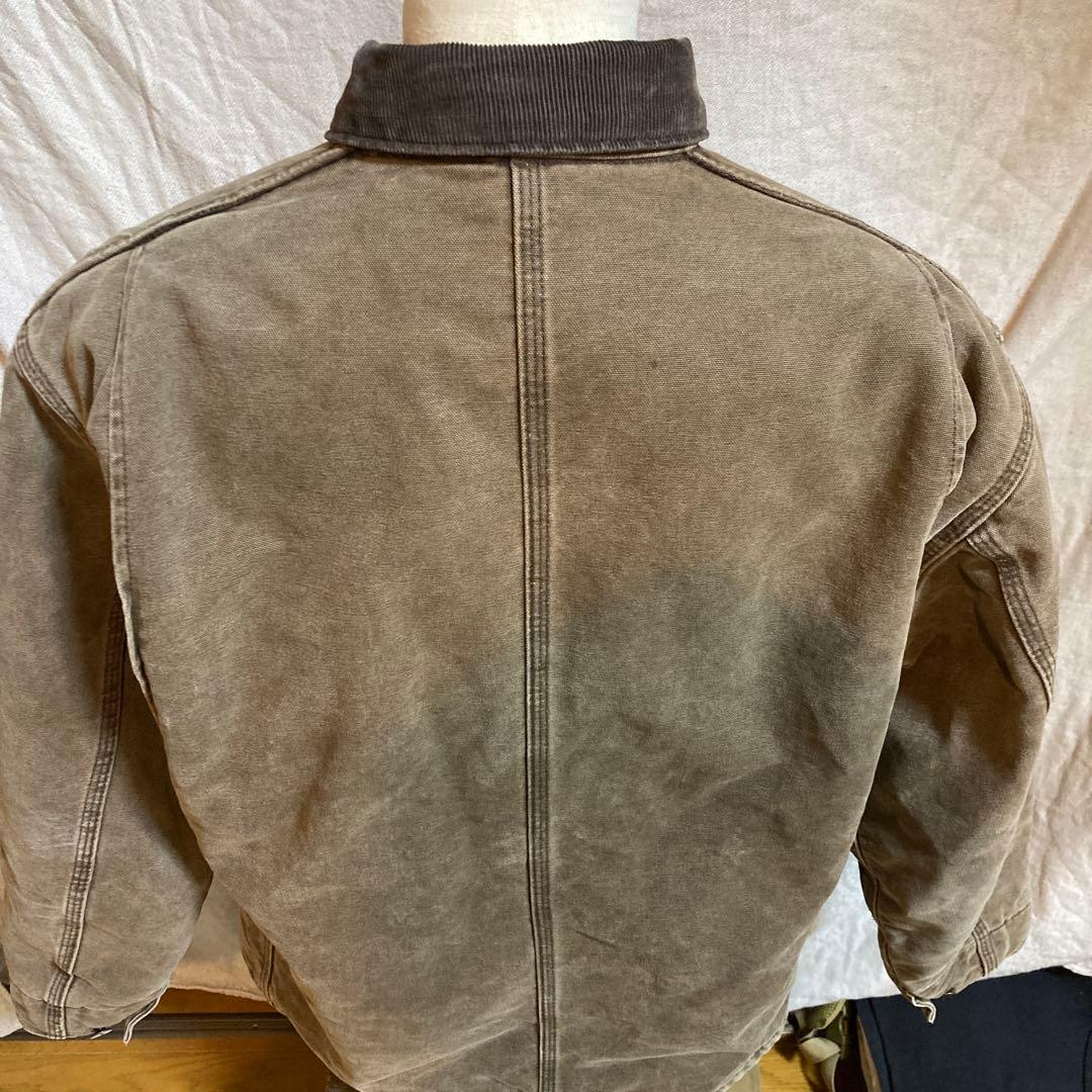 【極上】Carhartt ミシガンチョアコートフェードブラウン カバーオール