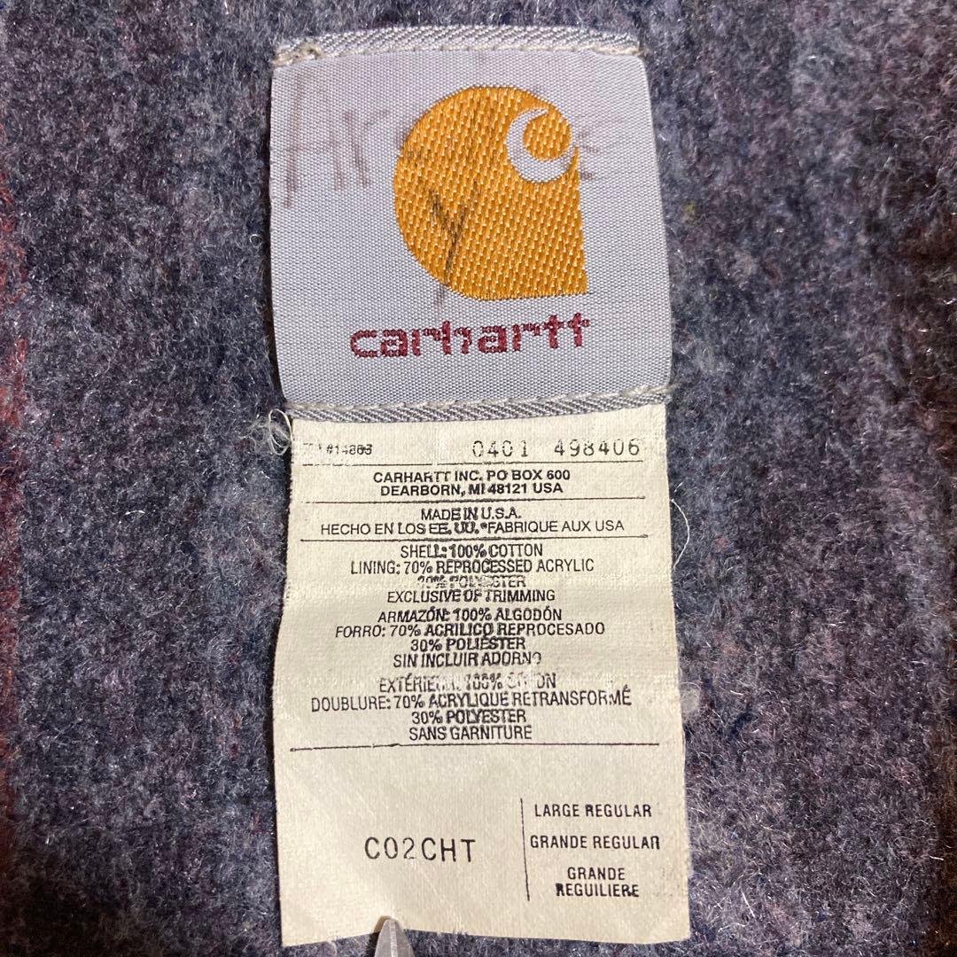【極上】Carhartt ミシガンチョアコートフェードブラウン カバーオール