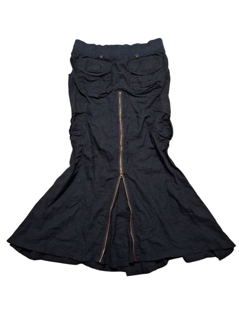 Y2K　フェアリーグランジ　平成　ジップアップ　cargoskirt　GOA系