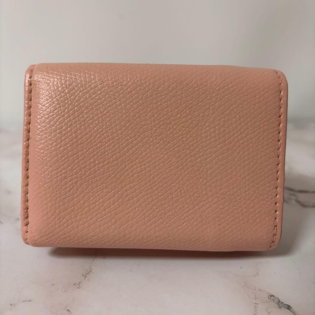 【美品】フェンディ エフイズ コンパクトウォレット 三つ折り財布 ピンク