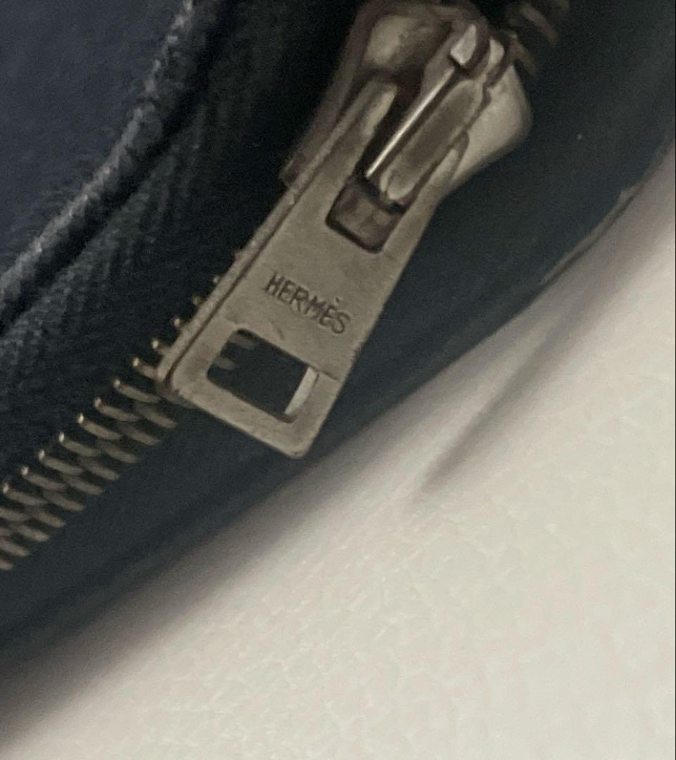 【HERMES】 エルメス パースGM エールライン 長財布 ラウンドファスナー