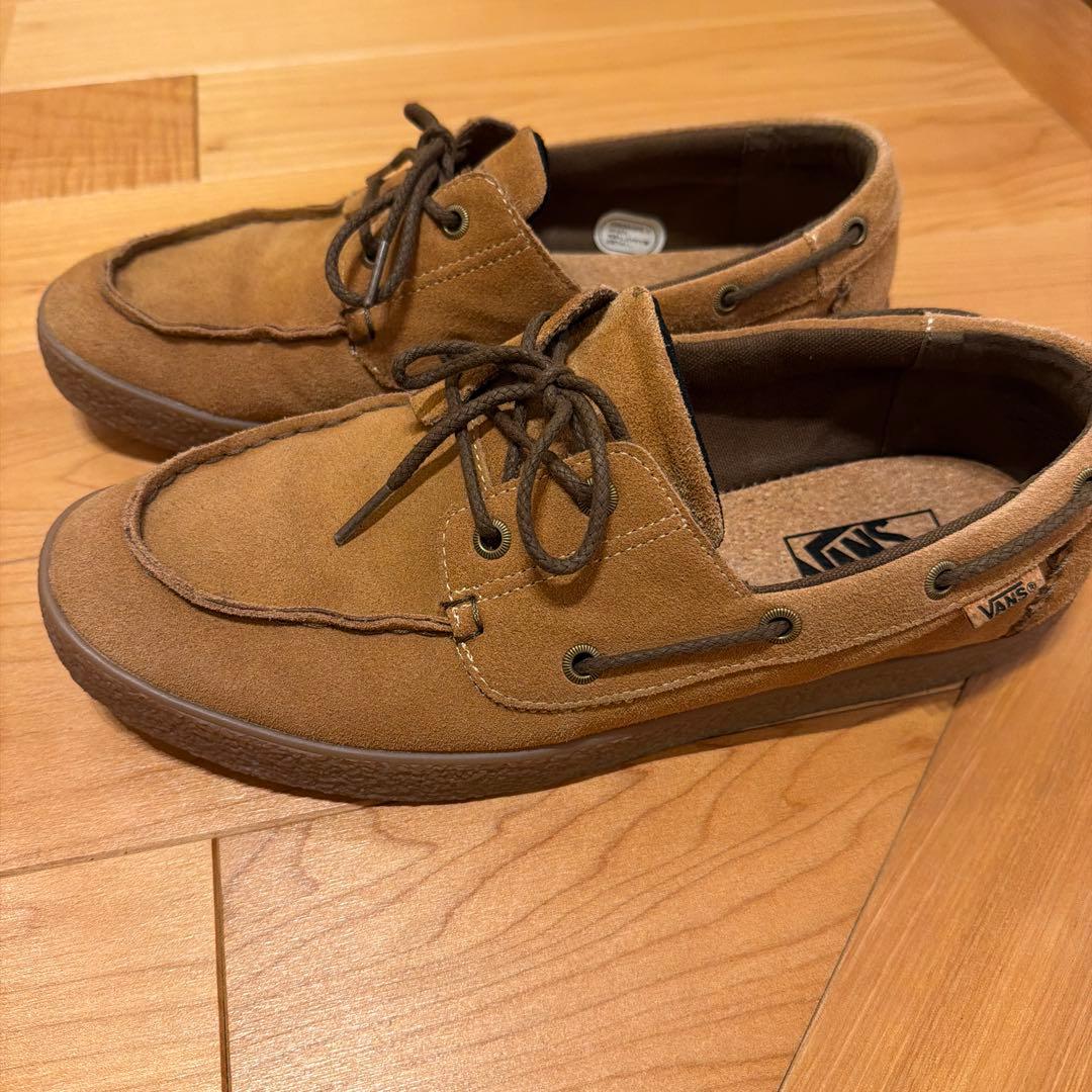 【値下げ】VANS デッキシューズ KOOKA 28cm ブラウン スエード