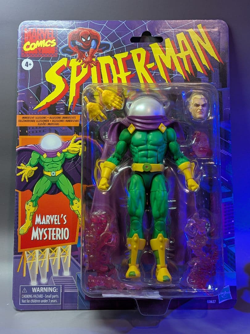 ミステリオ』スパイダーマン ザ・アニメーテッド・シリーズ』新品未開封hasbro