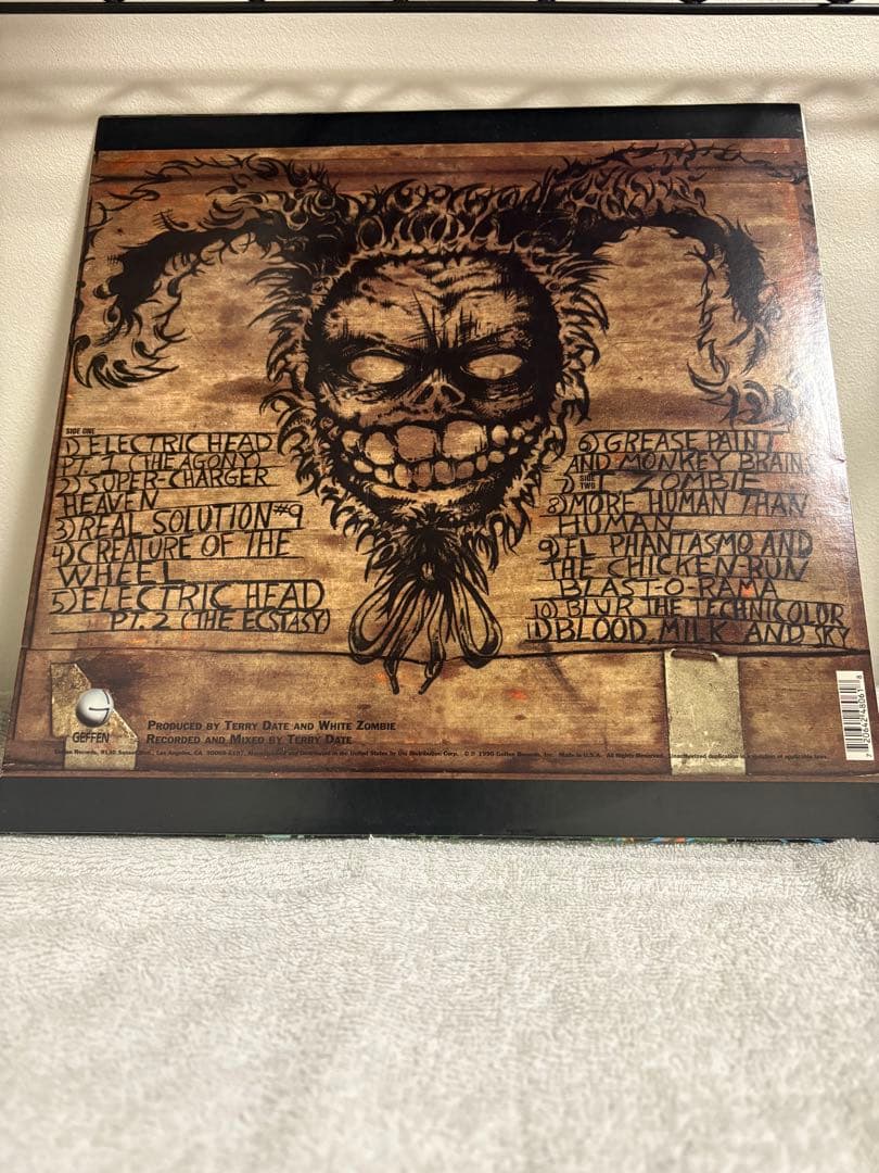 レア盤オリジナルlp　White zombie astro-creep:2000