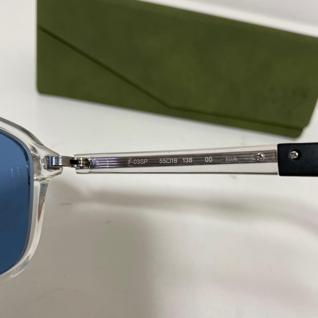 999.9 feelsun F-03SP 00 サングラス ブルー 中古