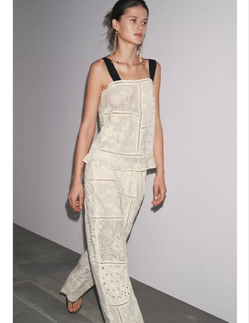 ZARA ザラ ZW COLLECTION パッチワークキャミソール
