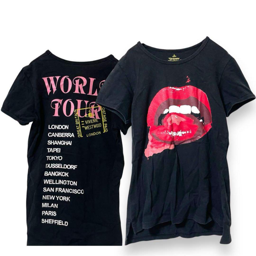 回顧展限定 リップTシャツ ヴィヴィアンウエストウッド マリリン・マンソン
